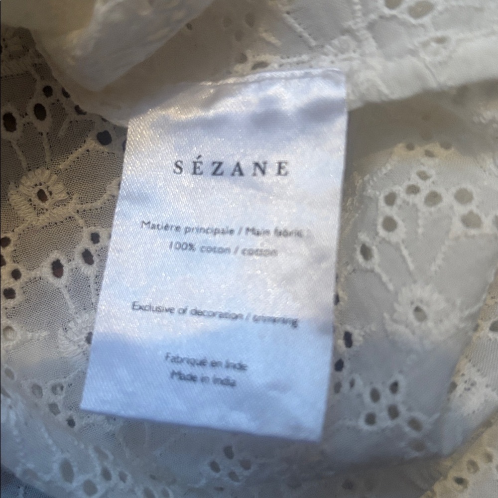 NWT Sézane Cathy Blouse , Size 38/6 - Picture 4 of 5
